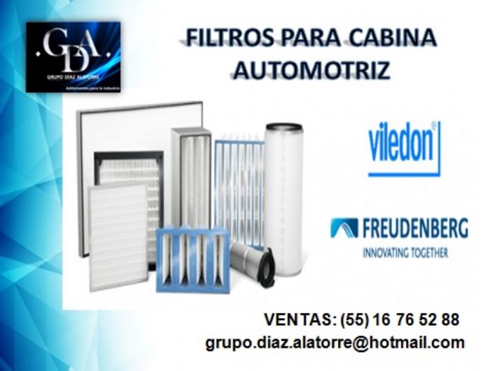 FILTROS PARA CABINA DE PINTURA  AUTOMOTRIZ